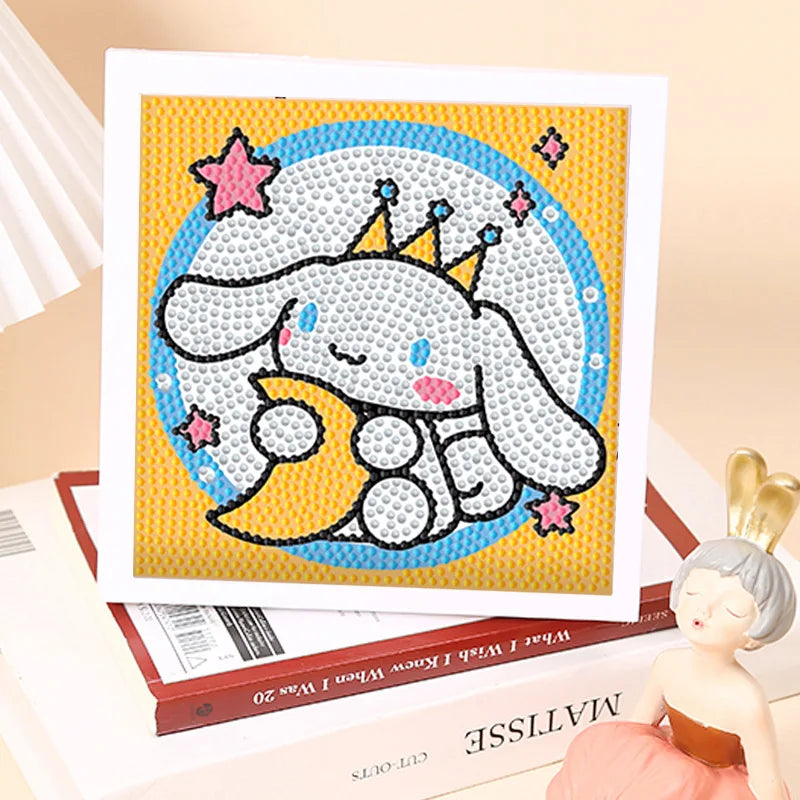 DIY Cinnamorol Diamond Painting - Moon