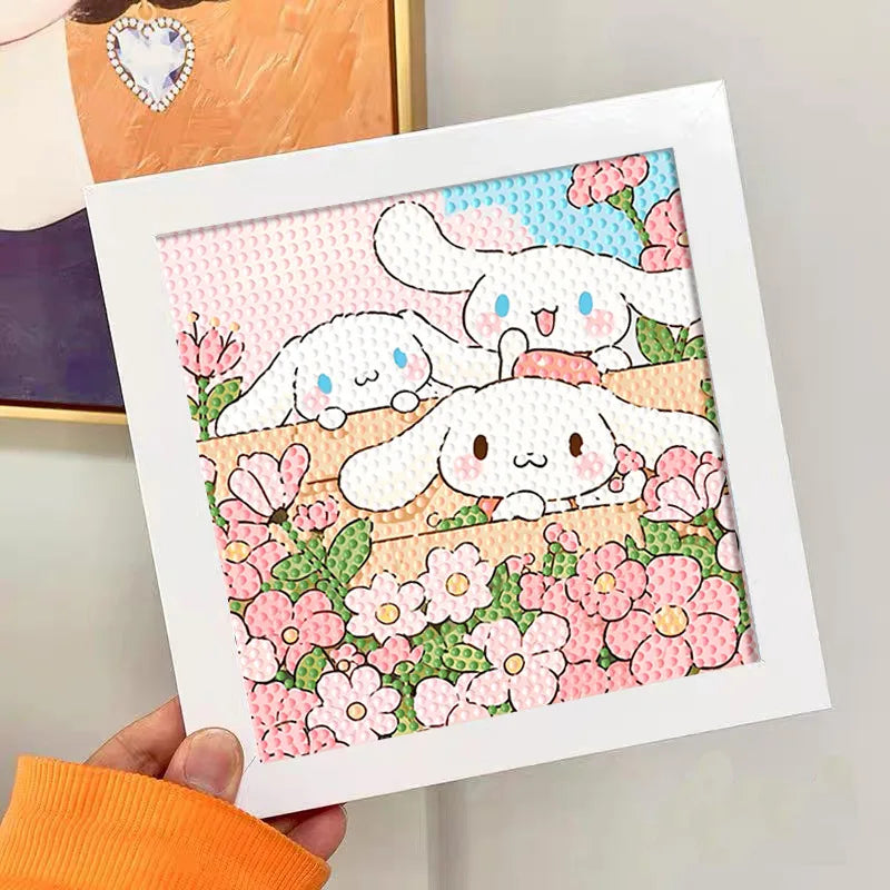 DIY Cinnamorol Diamond Painting - Family