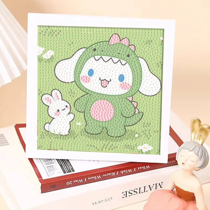 DIY Cinnamorol Diamond Painting - Dino